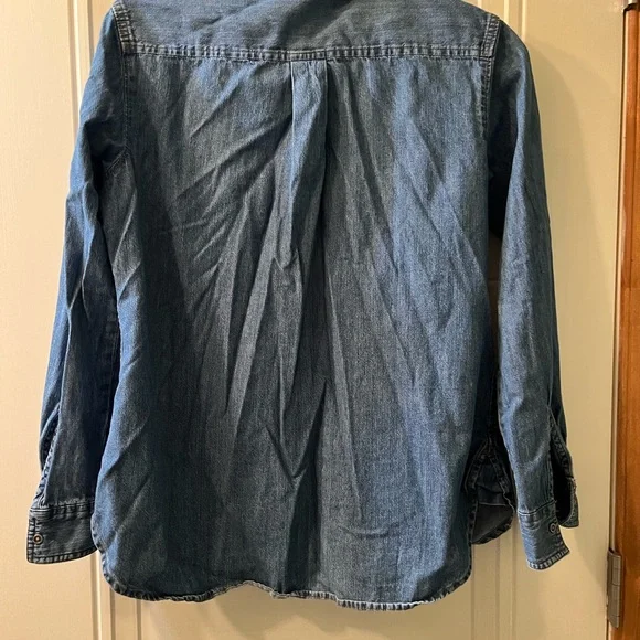 Lee Riders Blue Denim Shirt - Picture 2 of 4